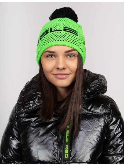 NISEKO Neon Green Unisex Winter Cap