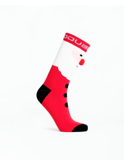 DOUBLE FUN Socks Santa