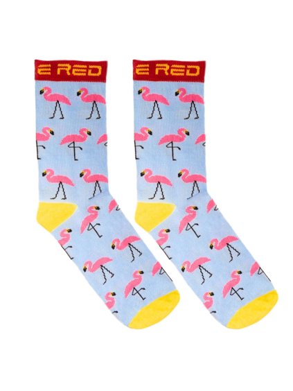 DOUBLE FUN Socks Flamengo Blue Sky