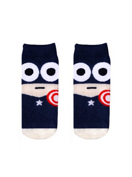 KID FUN Socks Captain Red Hero