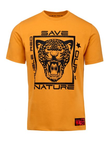 Natural Predators Leopard T-Shirt Orange