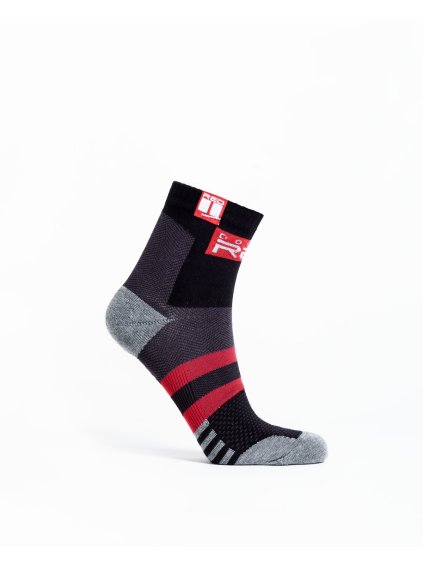 SPORT IS YOUR GANG Black Wavy Socks