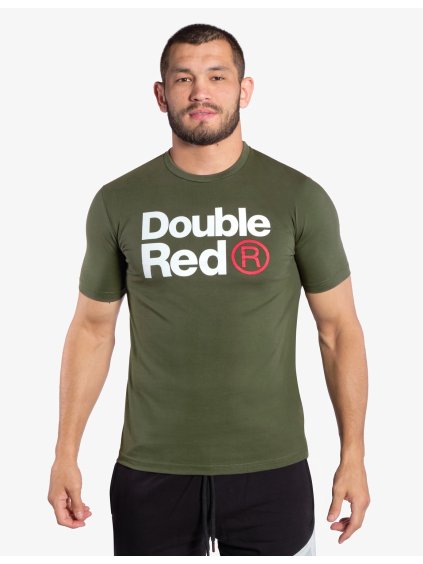 DOUBLE RED Trademark T-shirt Army Green SLIM FIT