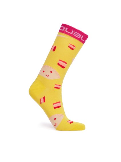 Pirohy Neon Yellow Socks