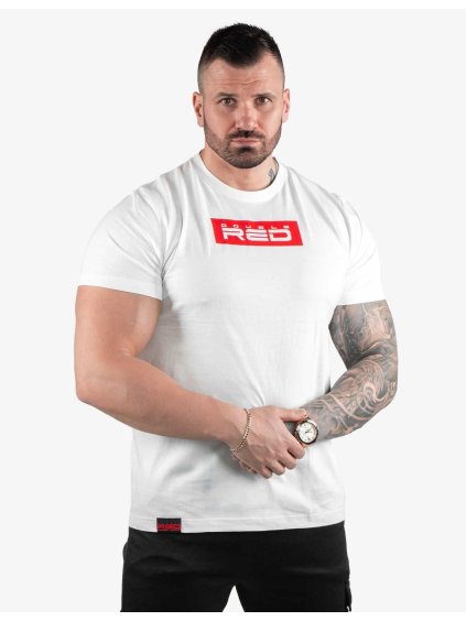 T-Shirt BASIC White/Red