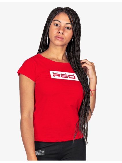 T-Shirt BASIC Red/White