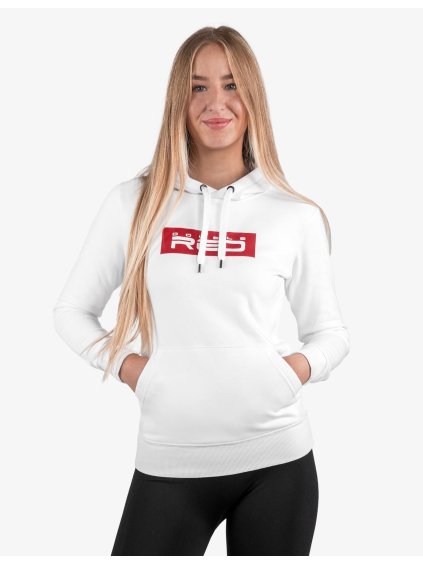 Hoodie BASIC™ White/Red