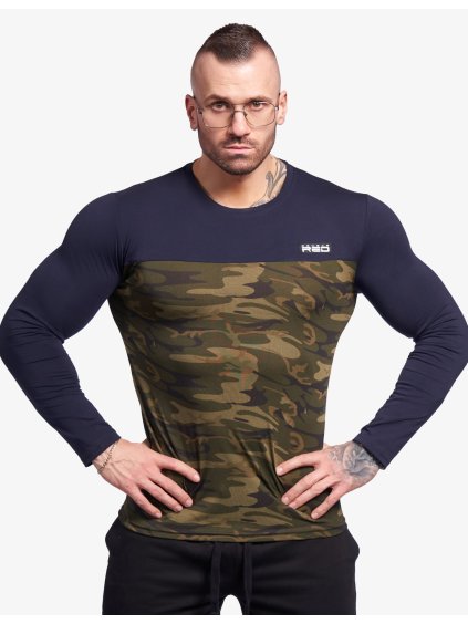 T-shirt Hero Long Sleeve Camo/Dark Blue
