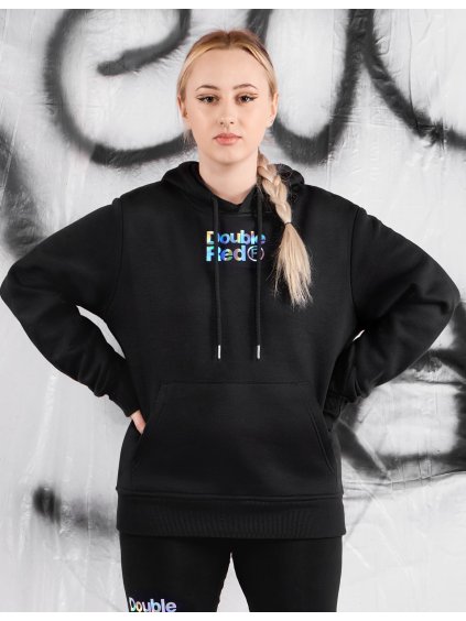 RED BAE Oversize Hoodie Black
