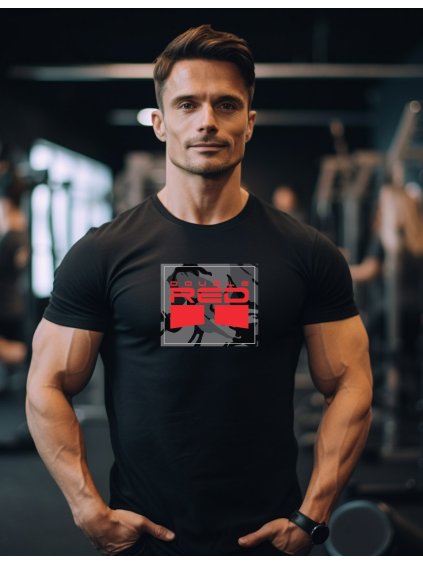 T-shirt CAMODRESSCODE™ Black/Red