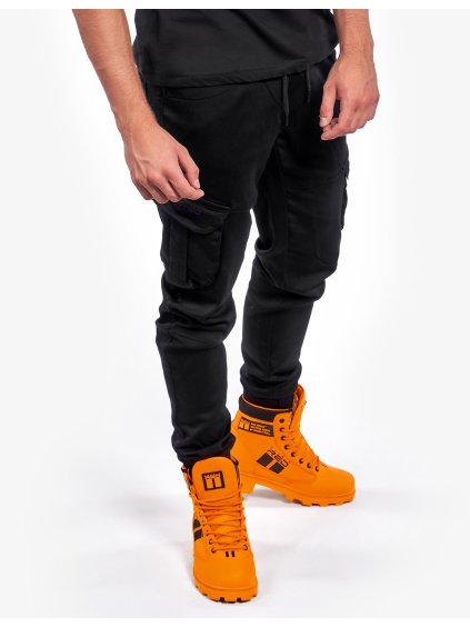 Pants ARMY STYLE Pockets Black