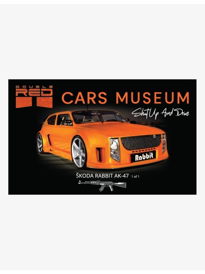 Magnet ŠKODA RABBIT AK-47 Black