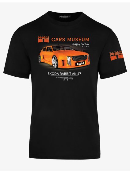 Limited Edition SHUT UP & DRIVE T-shirt ŠKODA RABBIT AK-47 Black
