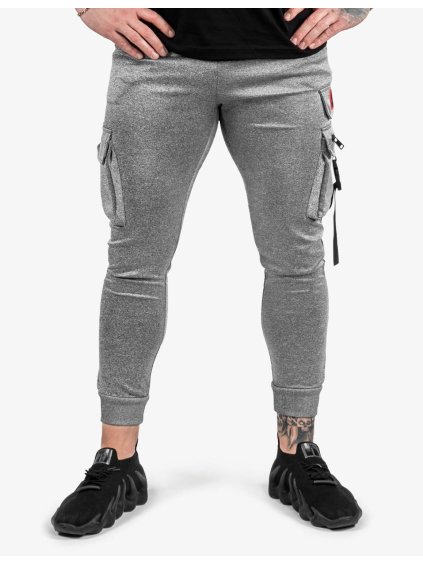 EXQUISIT Sweatpants Mesh Grey