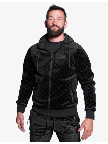 VELVET DOUBLE RED Exclusive Series All Black Hoodie