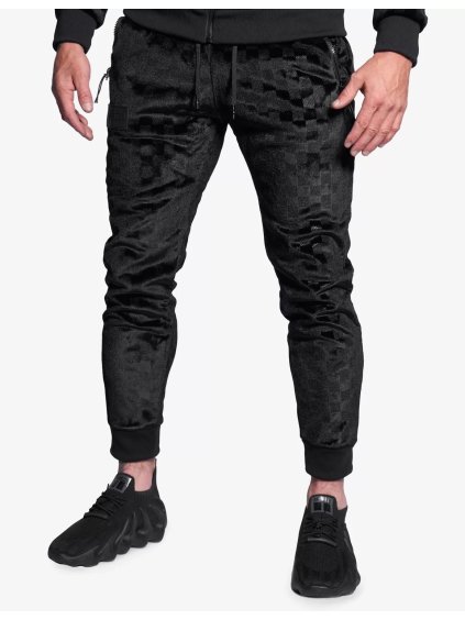 VELVET DOUBLE RED Exclusive Series All Black Sweatpants