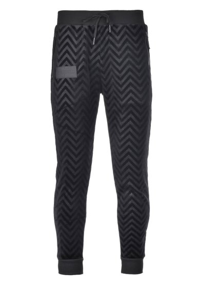 VELVET DOUBLE RED Exclusive Series All Black Sweatpants