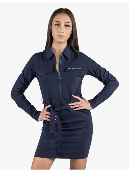 Croft Dress Dark Blue