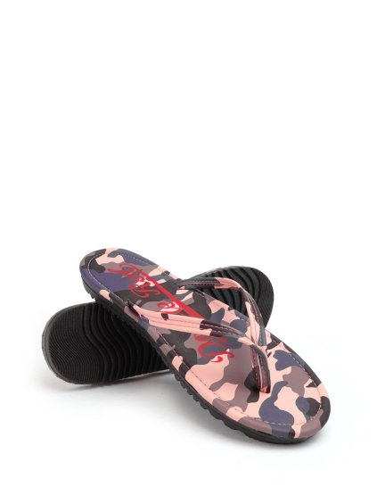 Slippers Camo Salmon
