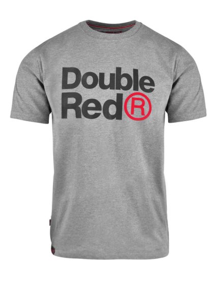 DOUBLE RED Trademark T-shirt Grey