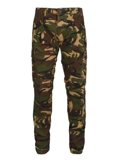 Cargo Pants Camouflage Green