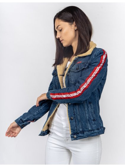 RED JEANS Fly Jacket Blue/White