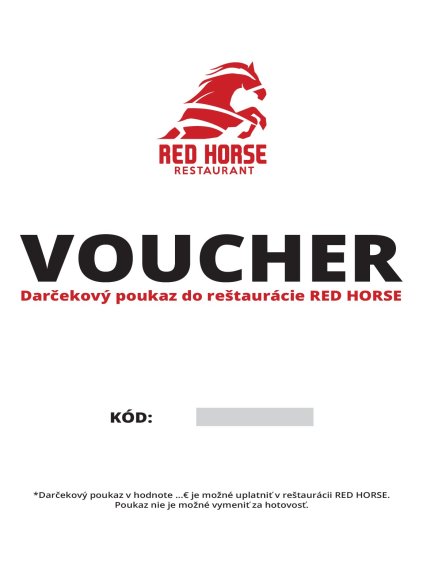 VOUCHER RED HORSE RESTAURANT