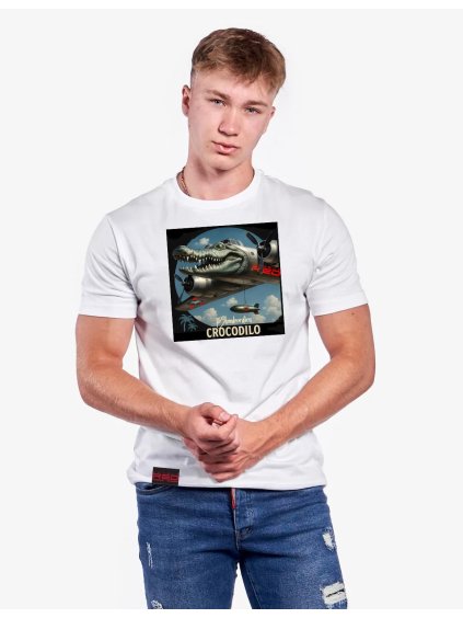 T-Shirt BOMBARDINO CROCODILO White