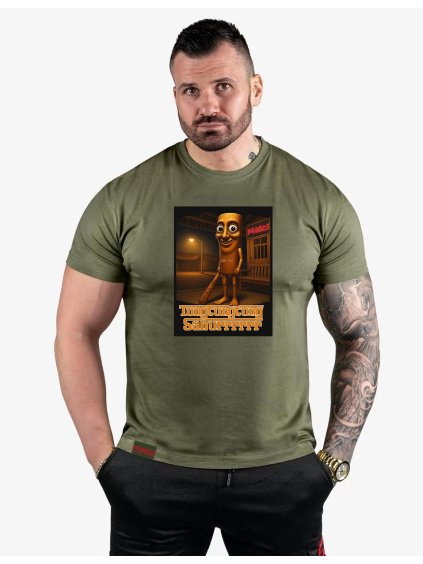T-shirt TUNG TUNG TUNG SAHURRRRRR Olive