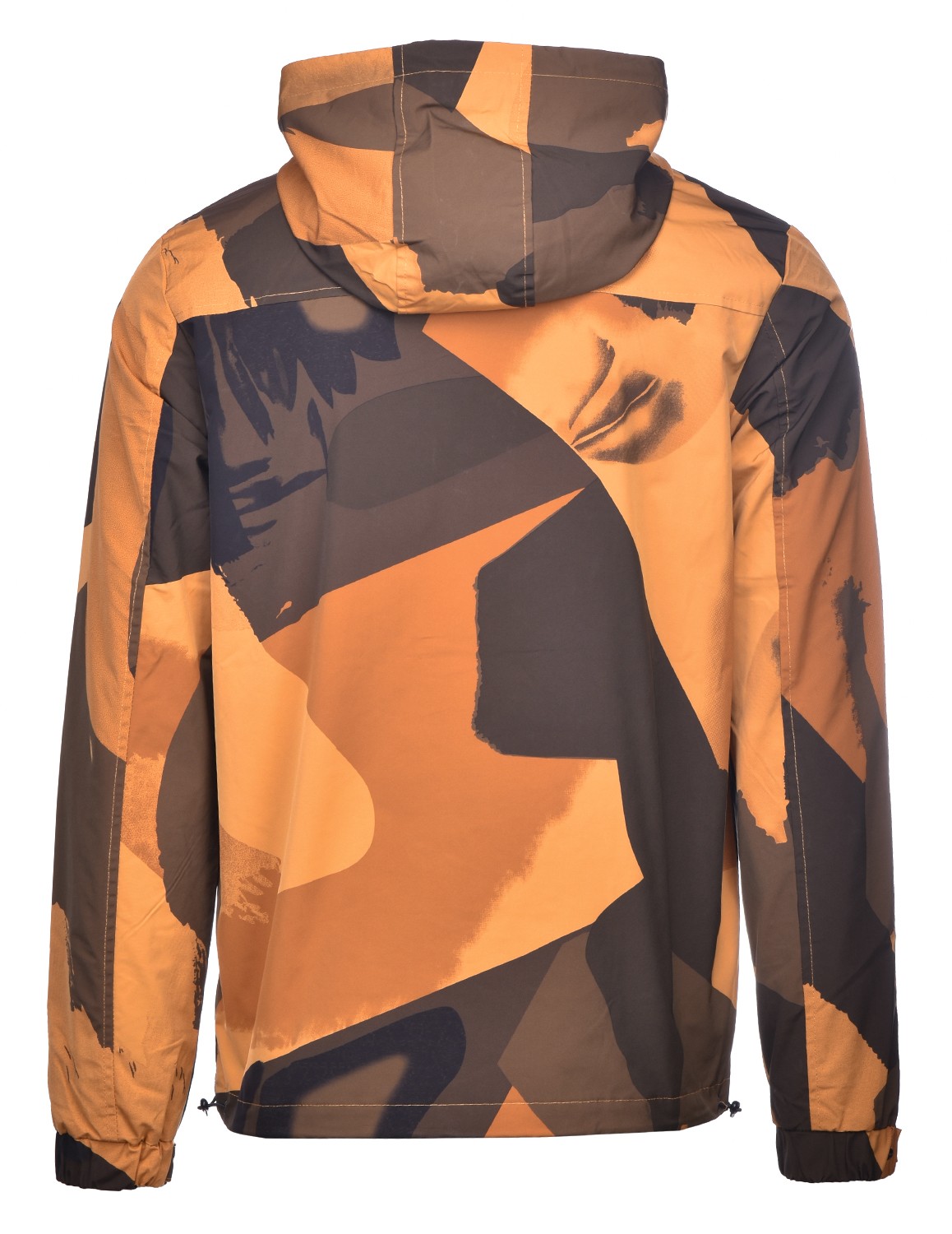 strapless open back dress Camo in Neon Orange - $20 pm