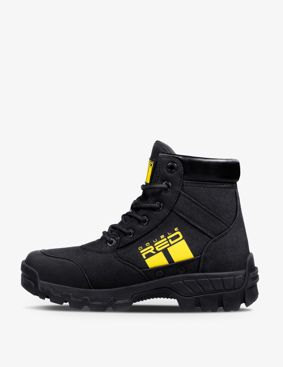 URBAN WASP Boots Black - DOUBLE RED