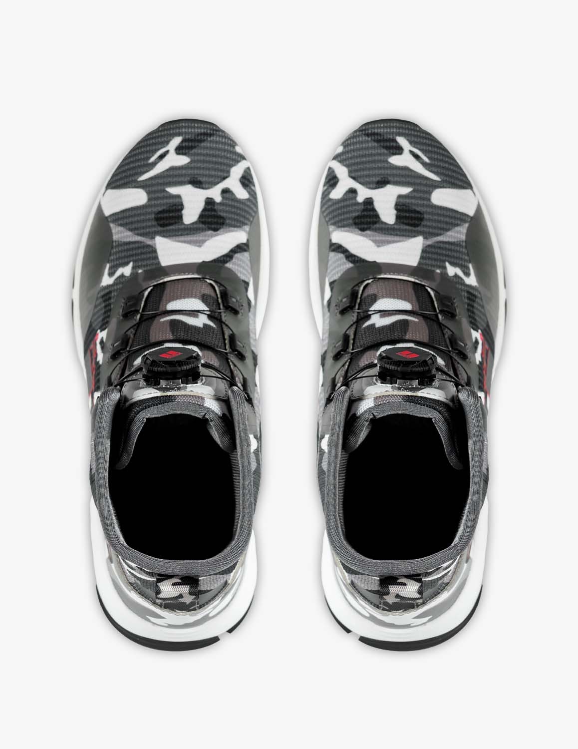 WIRE™ Ninja B&W™ CAMO Boots - DOUBLE RED