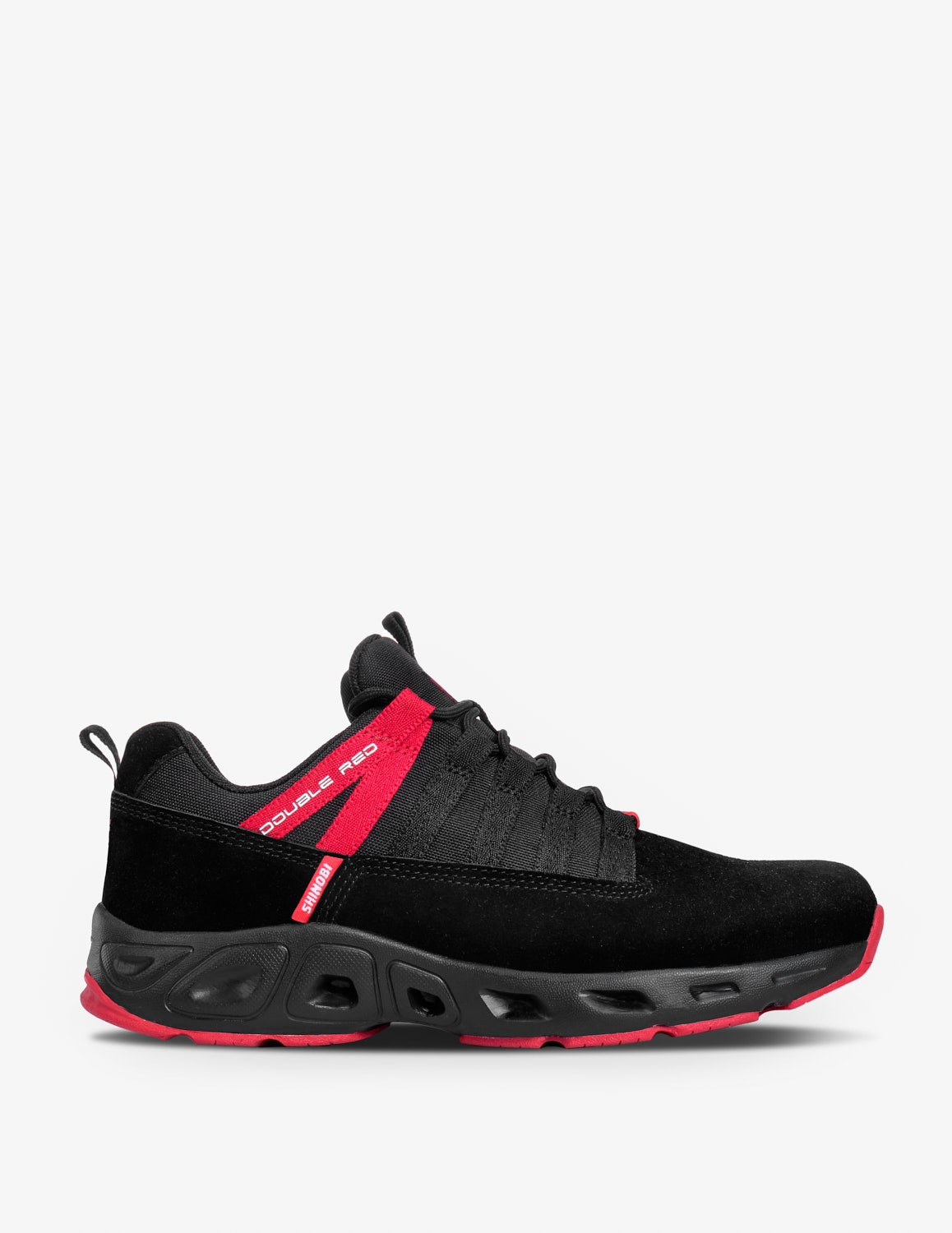 SHINOBI Sneakers Black - DOUBLE RED