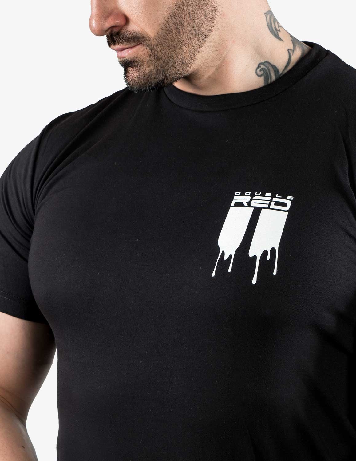T-shirt SPLASH™ Black - DOUBLE RED