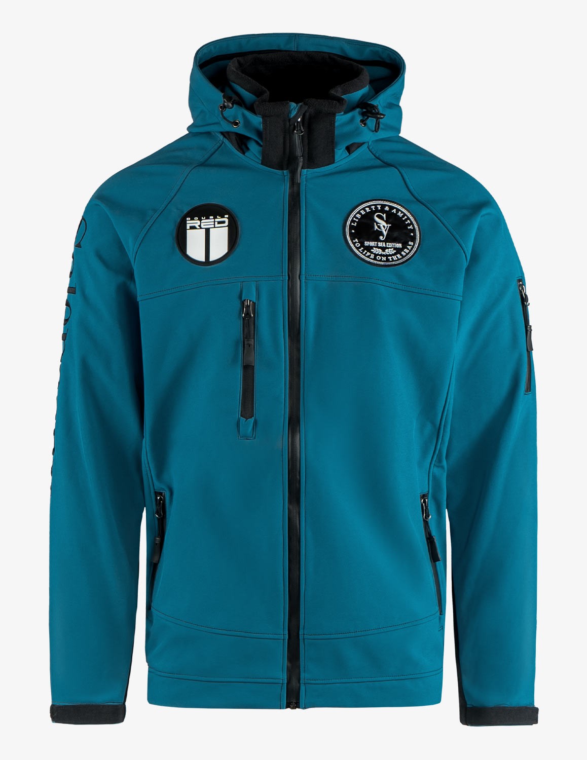 The Seaman Yachting Limited Edition Softshell Jacket Blue - DOUBLE RED