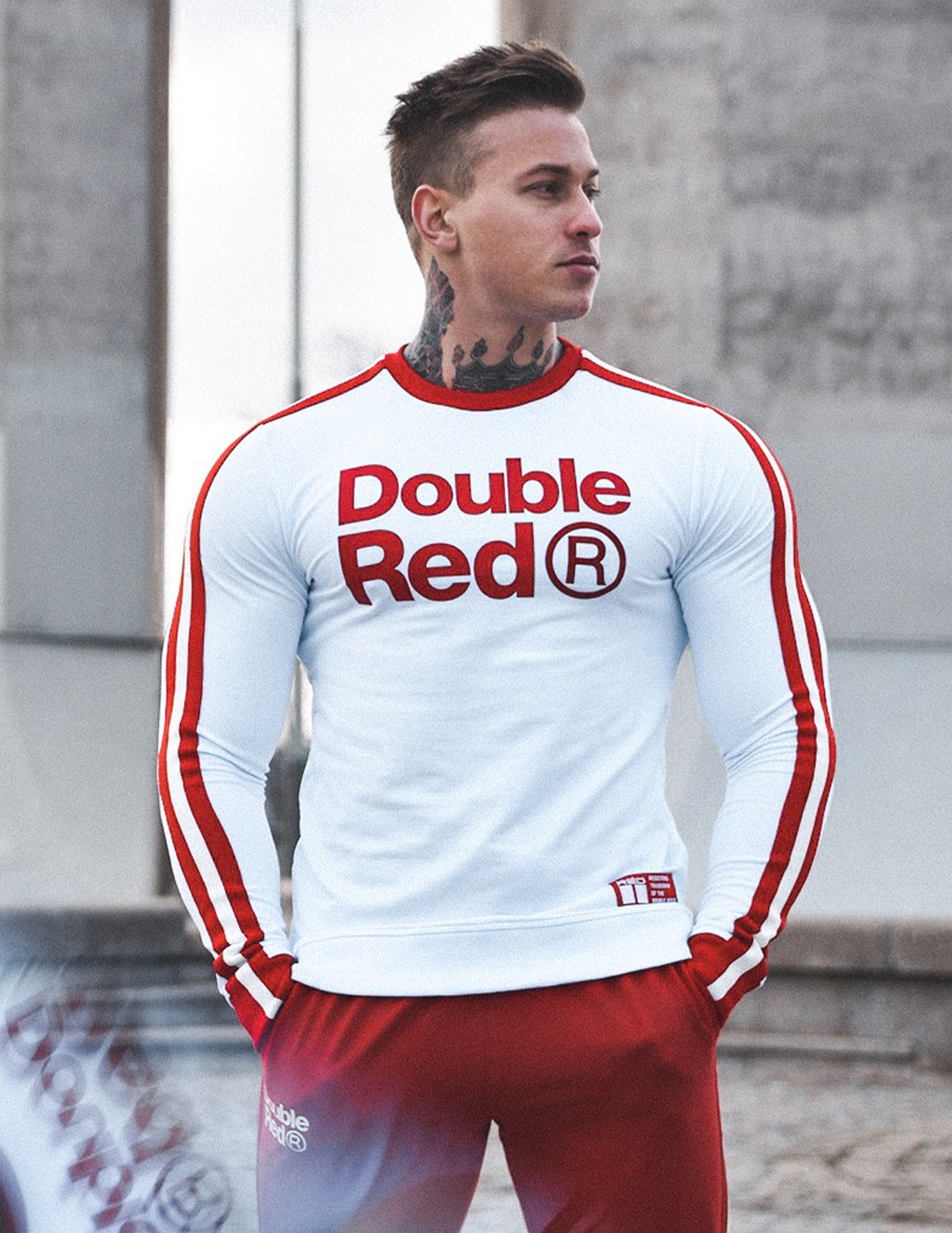 Pack De Manches Longues Homme WP Weatherproof, Coupe Confortable Et Super Douce, Coloris Rouge/blanc, Taille XXL