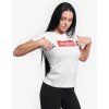 White T-shirt BASIC DOUBLE RED red