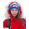 DOUBLE RED COURCHEVEL Pompom Cap Blue/White/Red