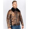 MAGNUS Leather Jacket Brown