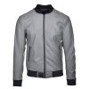 SOPRANO Leather Jacket Grey