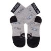 DOUBLE FUN Socks Hungry Cat