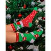DOUBLE FUN Socks Santa In The House