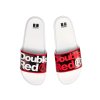 Classic DOUBLE RED Slippers White