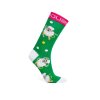 Dancing Sheep Neon Green Socks