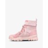 Pink Army Boots