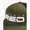 All Logo DOUBLE RED Cap Army Green
