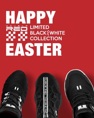 HAPPY EASTER 🐰 www.DOUBLERED.eu 🐣 #thesearetheboots #blackwhite #collection