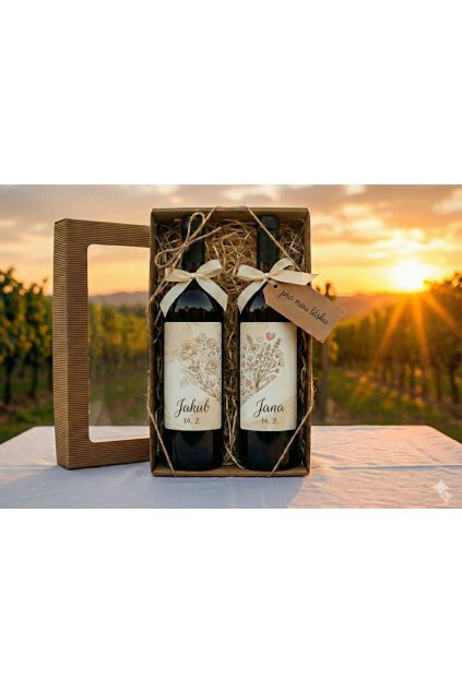 svatý valentýn dve vína