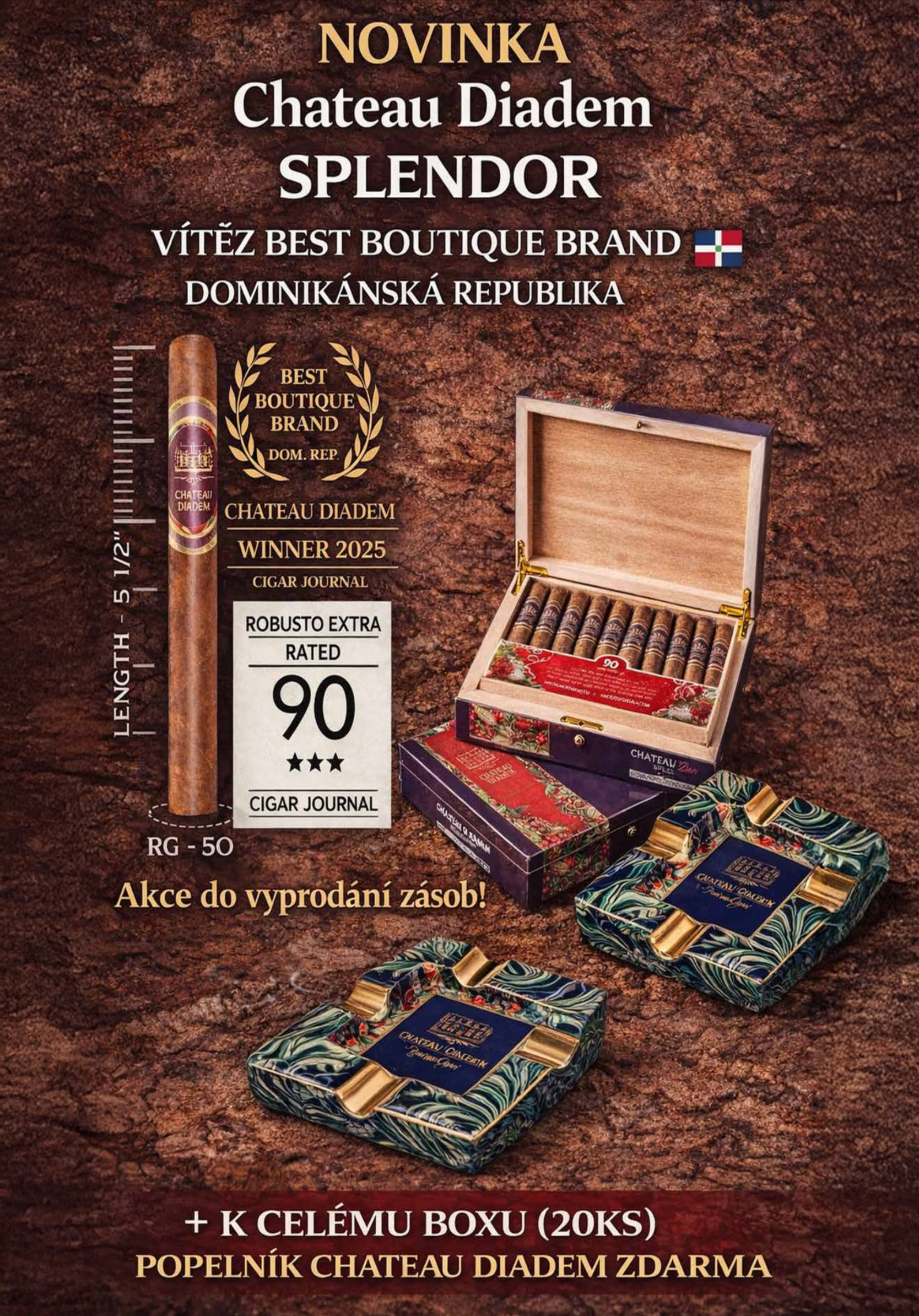 Chateau Diadem Splander popelnik zdarma