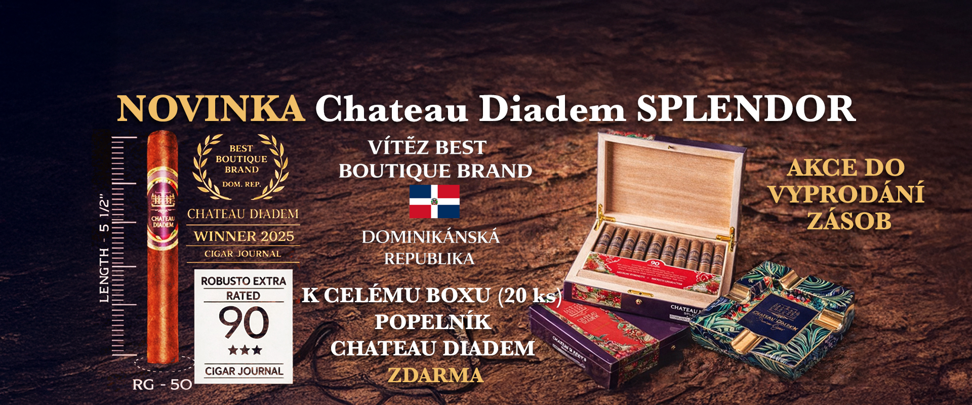 Chateau diadem popelnik zdarma